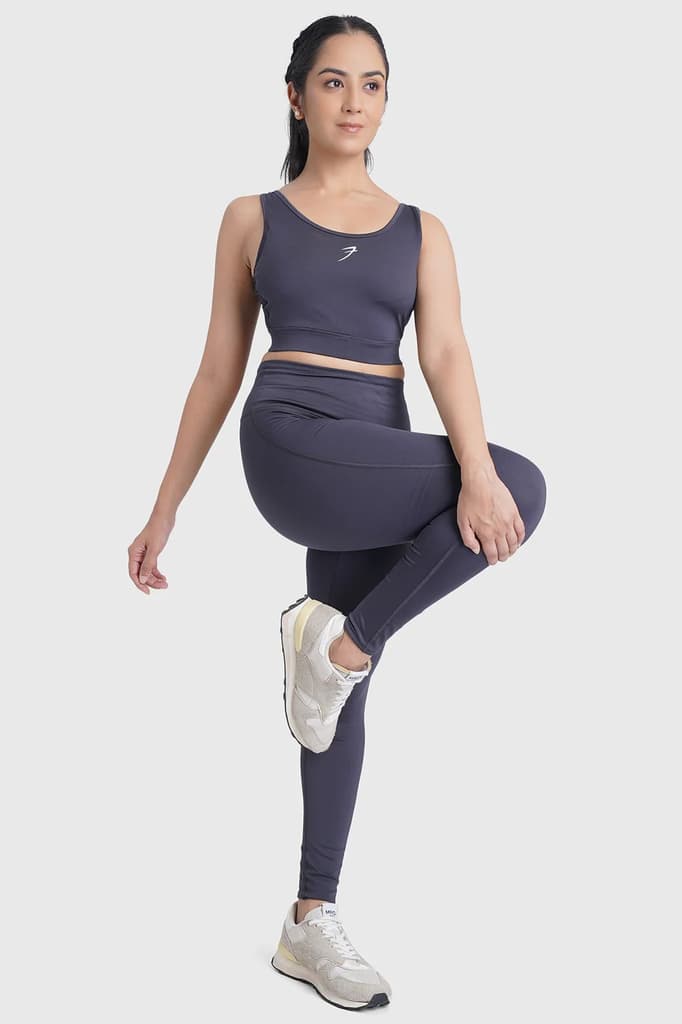 Active Full Support Sports Bra Coal — photo 6