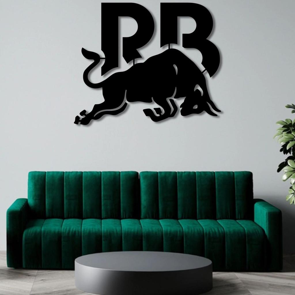RACING BULL F1 TEAM LOGO METAL WALL ART