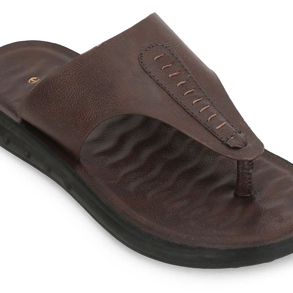 Healers Brown Casual Slipper For Men GHD-82 By Liberty — photo 5