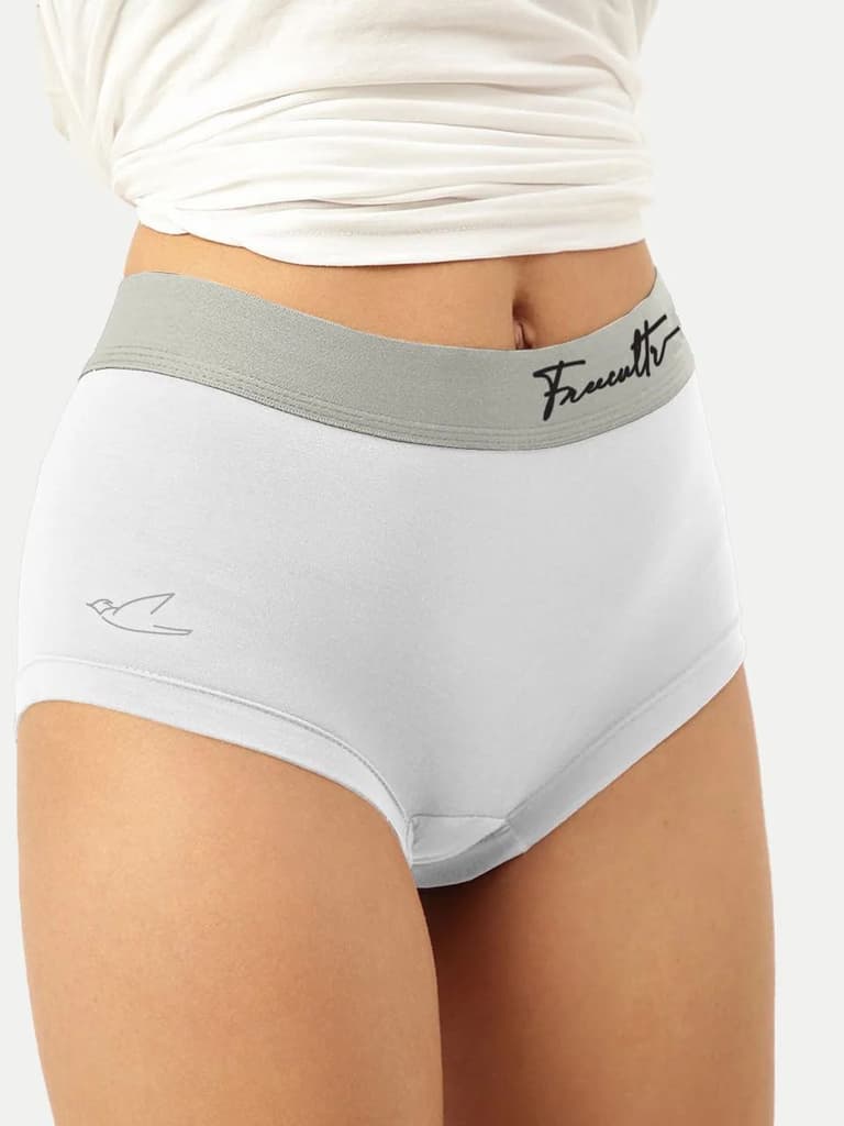 Women's Micro Modal Solid Waistband Boxer Brief With Cult Waistband (Pack of 5) — photo 6