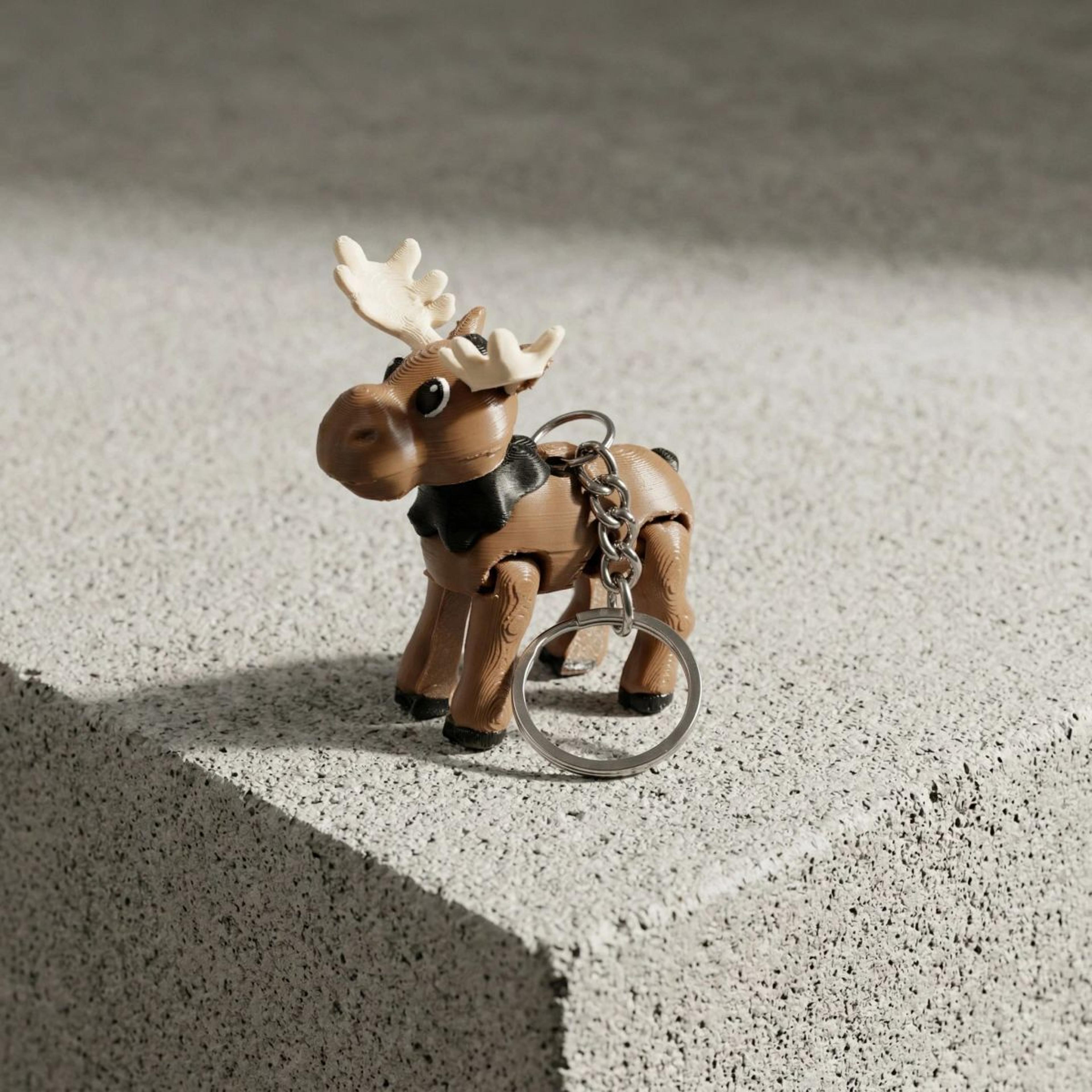 Moose Keychain