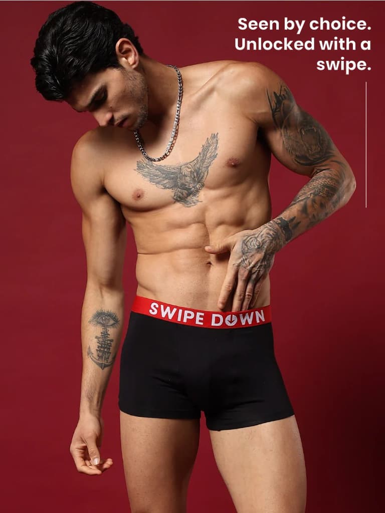 Statement Men's Trunk "Swipe Down" — photo 4