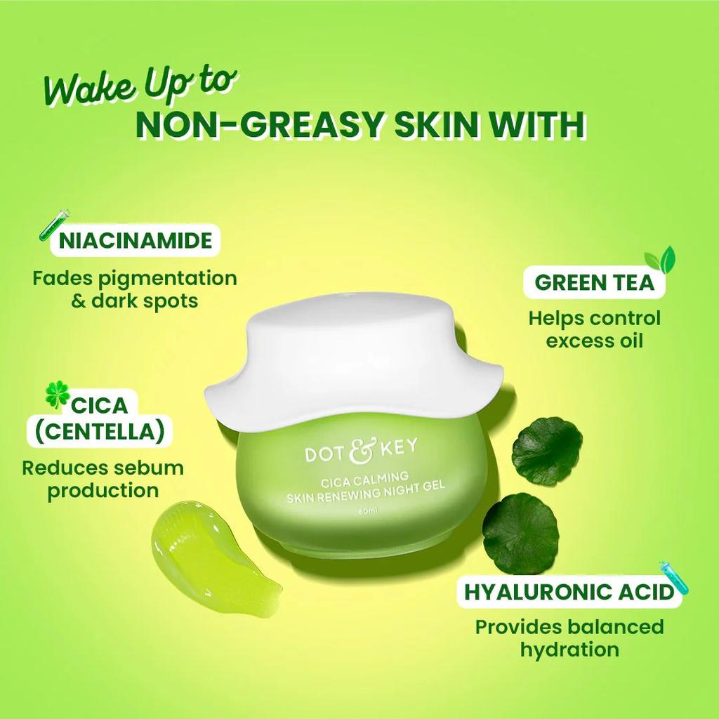 Cica Calming Night Gel (Niacinamide + Green Tea) — photo 3