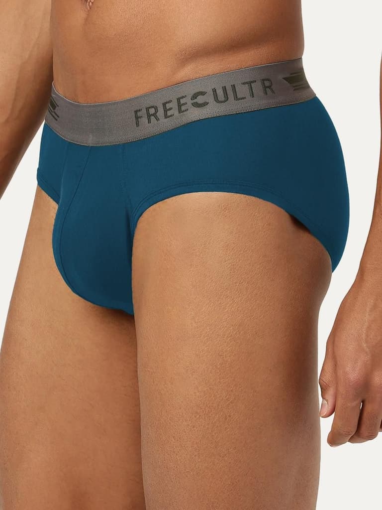 Men's Anti-Bacterial Micro Modal Brief in Contrast Waistband (Pack of 1) — S