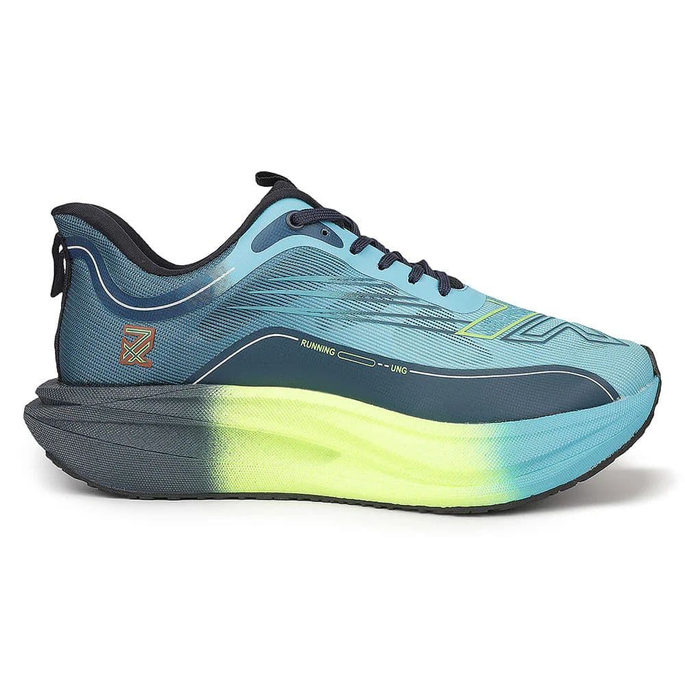 Leap7X ZLP-XM-19 Sea Green Sports Lacing Running Shoes for Men By Liberty — photo 2