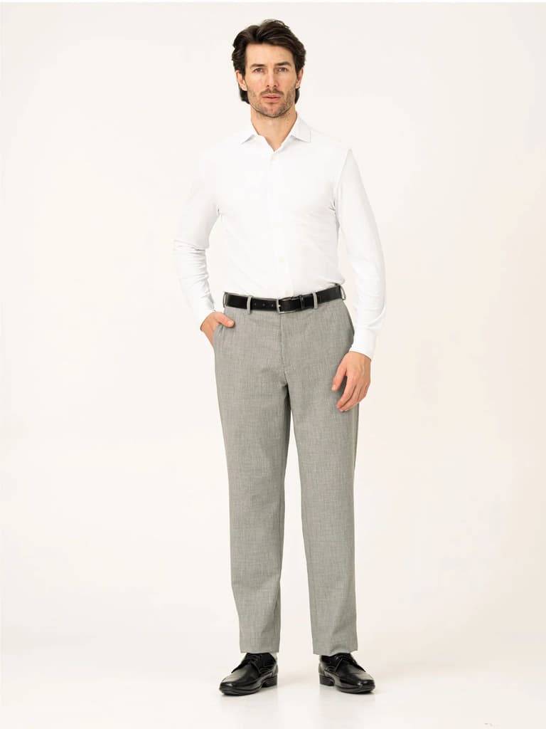 Director Grey Pro.Stretch Formal Trousers