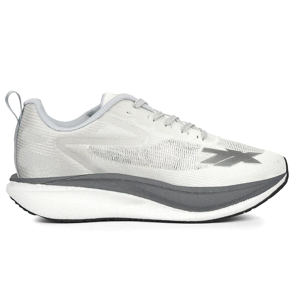Leap7x White Sports Lacing Running Shoes For Men XLM-02 By Liberty — photo 2