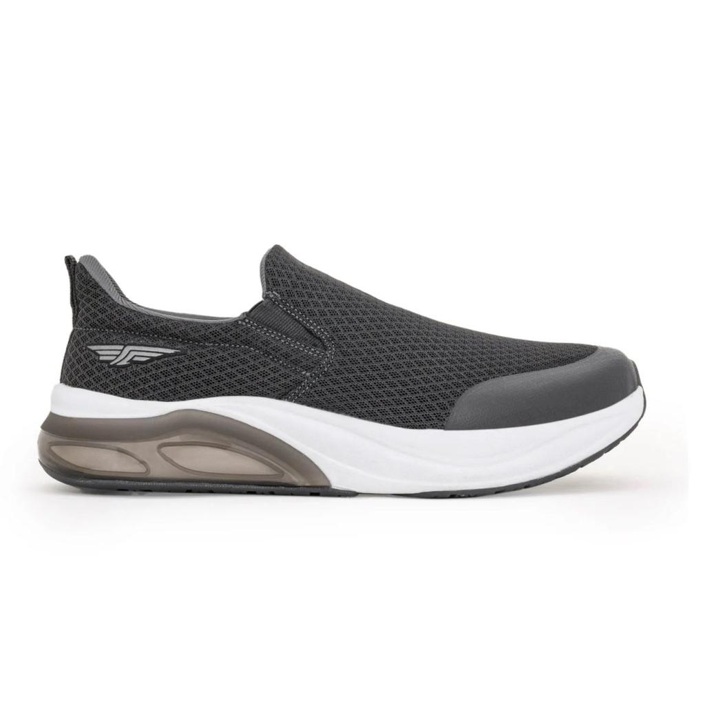 Walking Slip-On Shoes for Men in Dark Grey | Low-Cut Walking Shoes. — photo 2