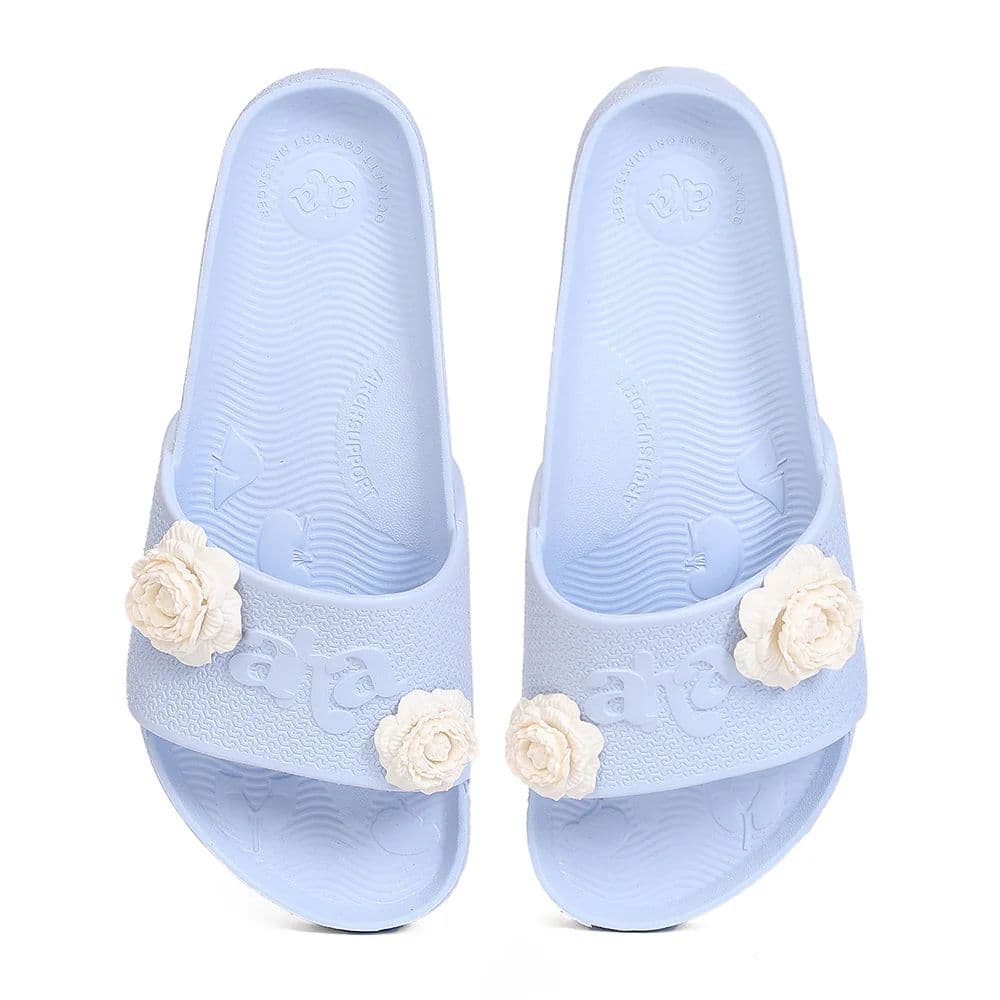 A-HA DOCTOR-1L Blue Casual Slip-on Slides for Women by Liberty — photo 6