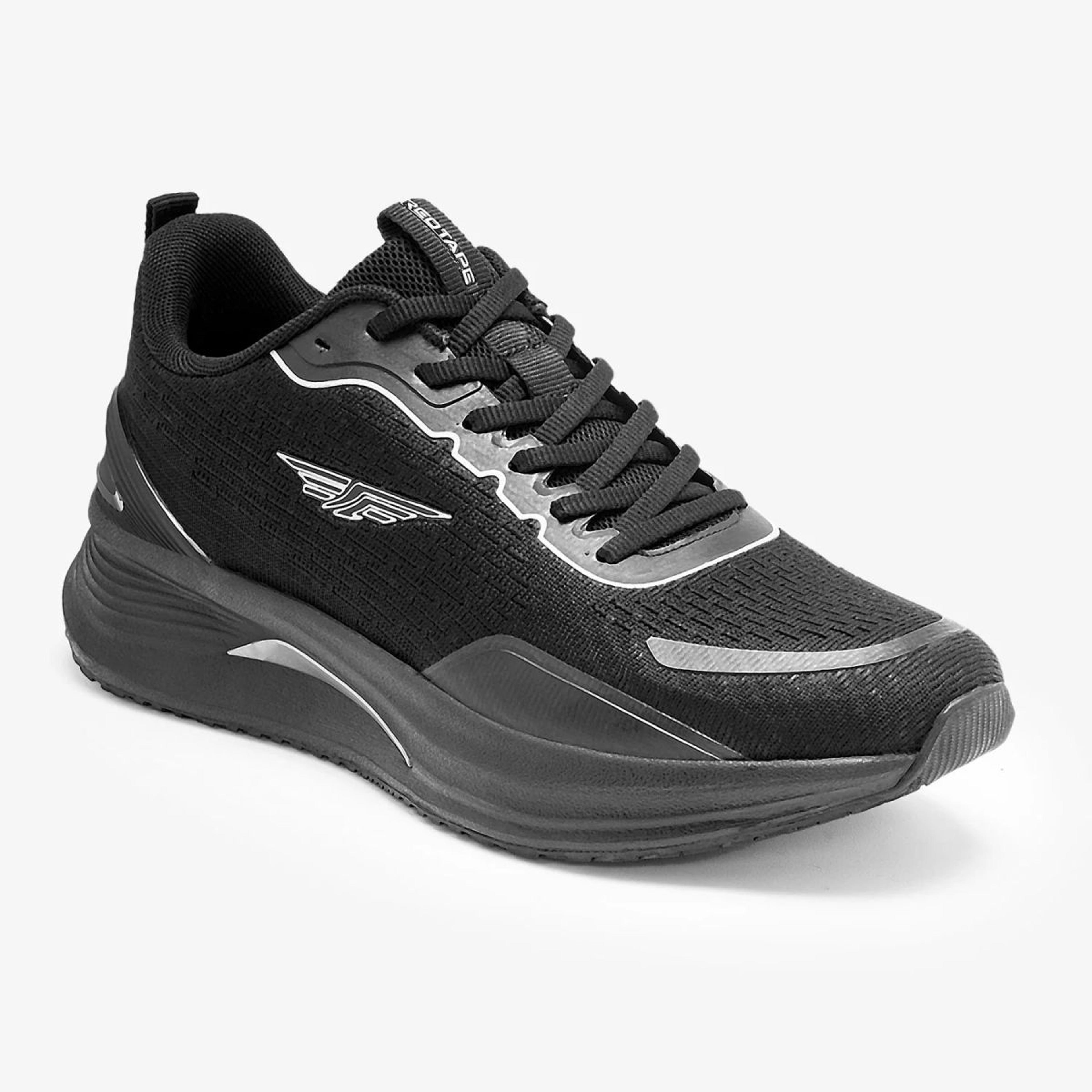 Athleisure Sports Shoes for Men in Black | Low-Cut Shoes.