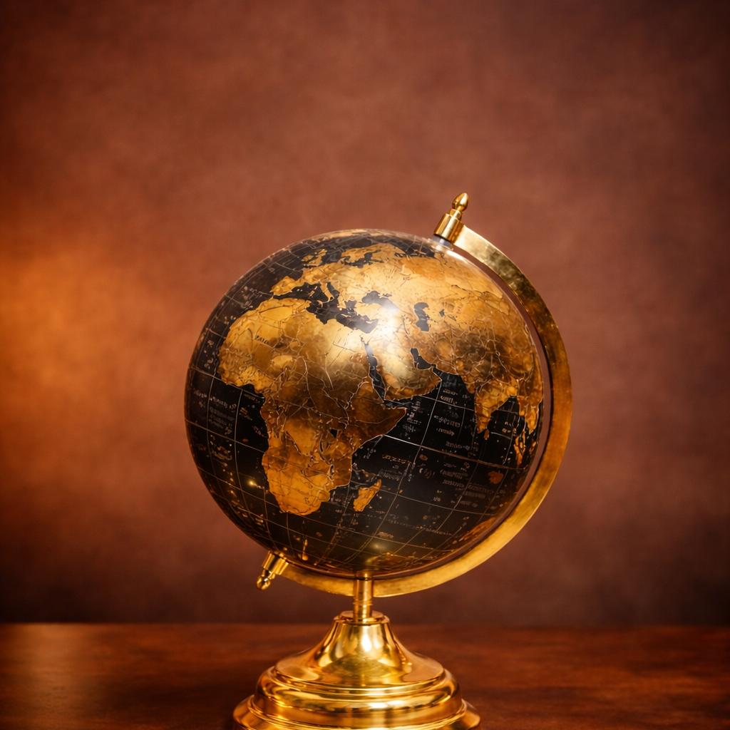 Antique World Globe