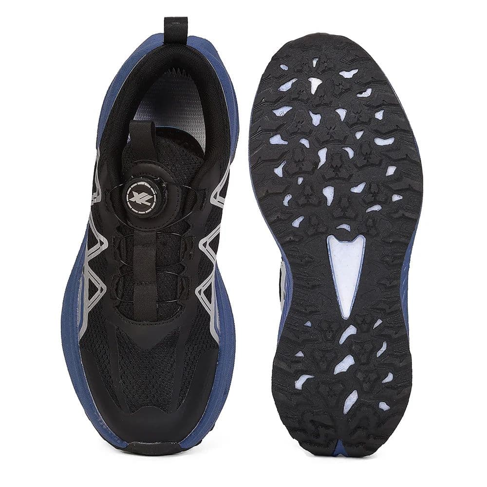 Leap7X ZQ-WFMN-44 Men's Black Slip-On Sports Shoes - TWIST & GO with Ortholite Insole — photo 4