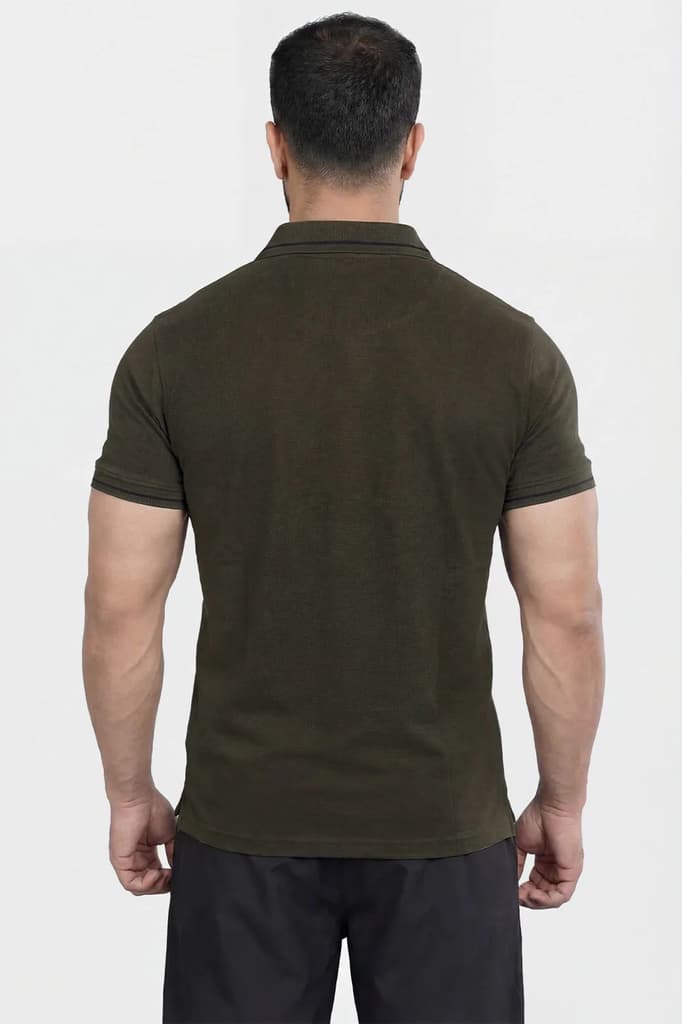 Mark Polo T-shirt Olive — photo 6
