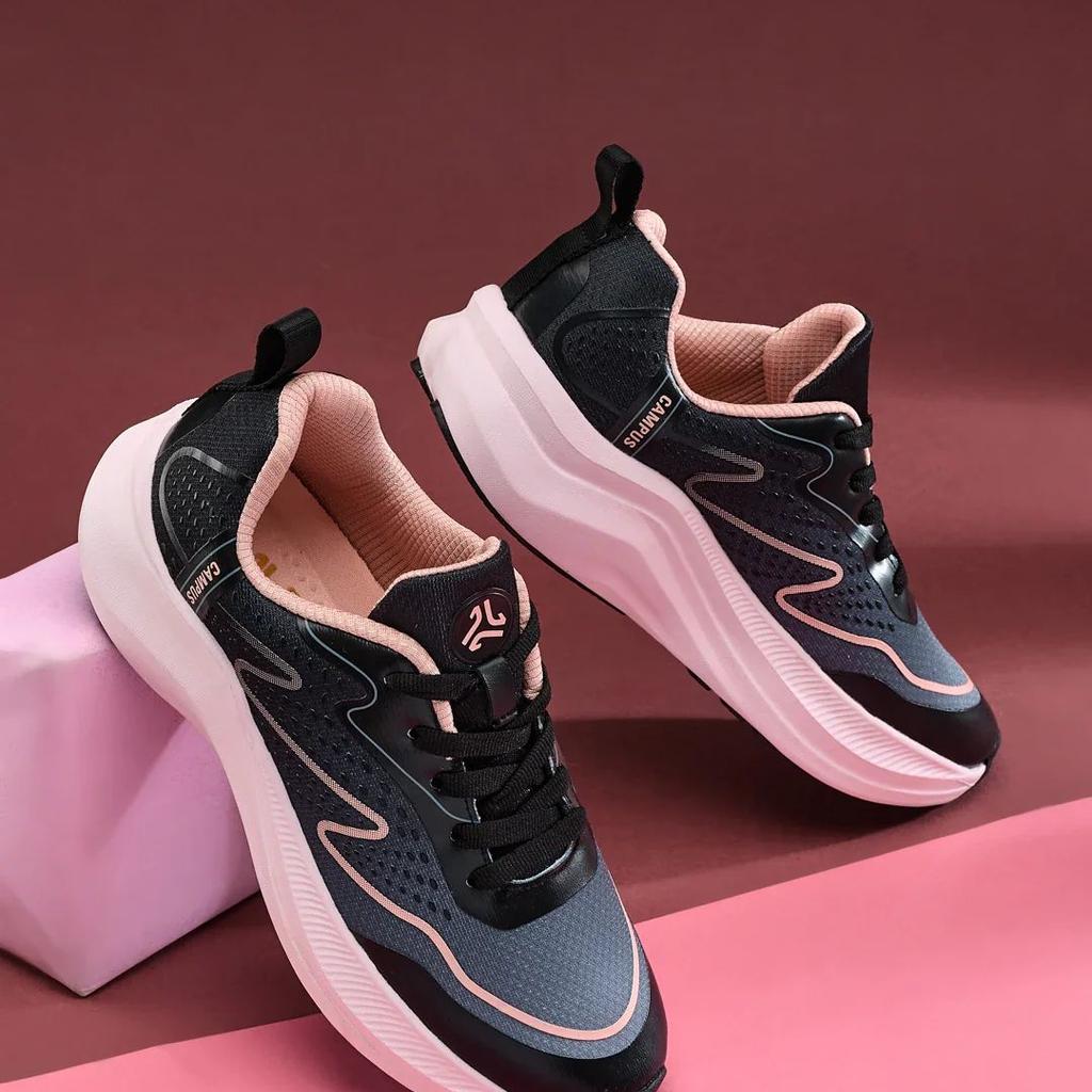 SHEAR Black Women's Running Shoes
