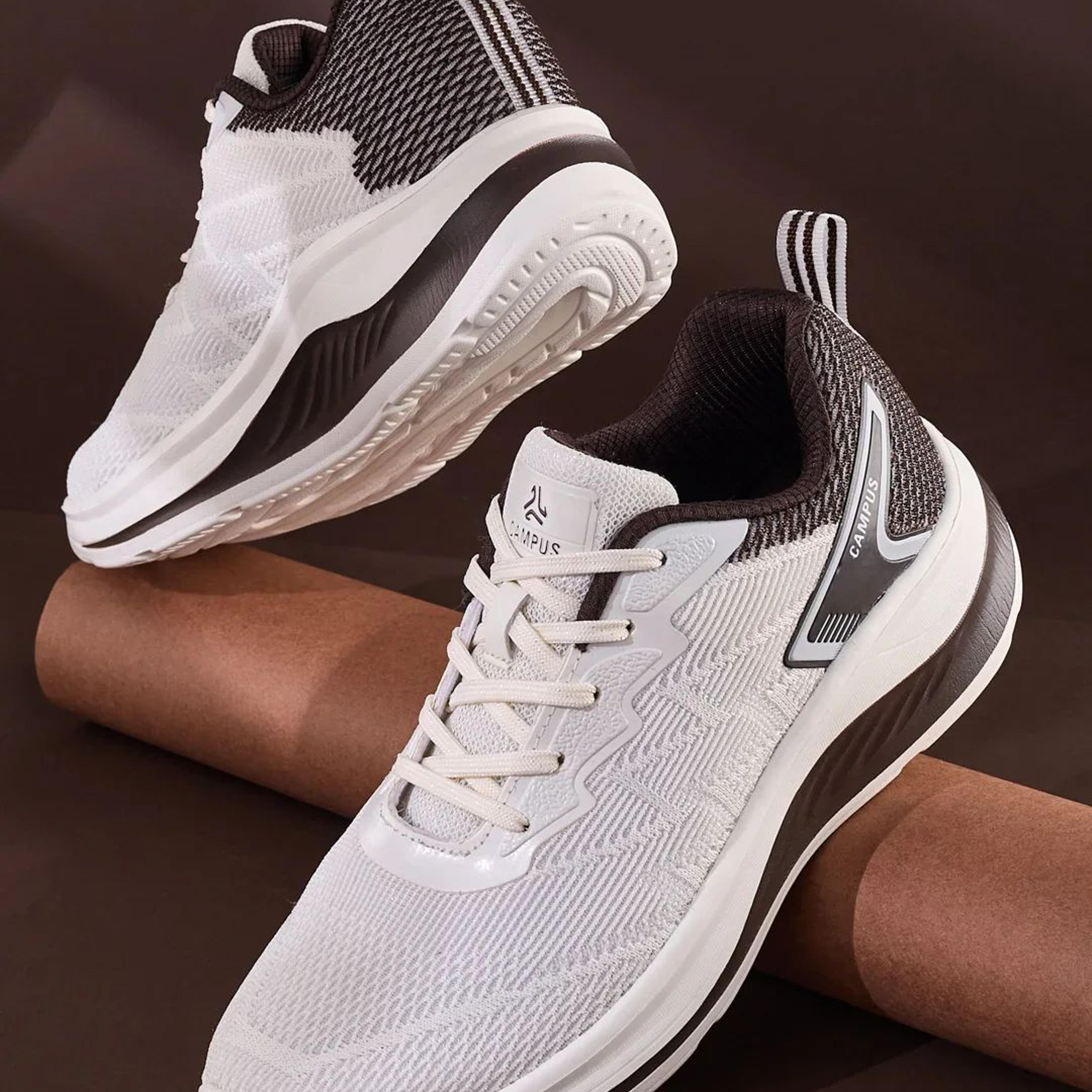 FYBER White Men's Running Shoes