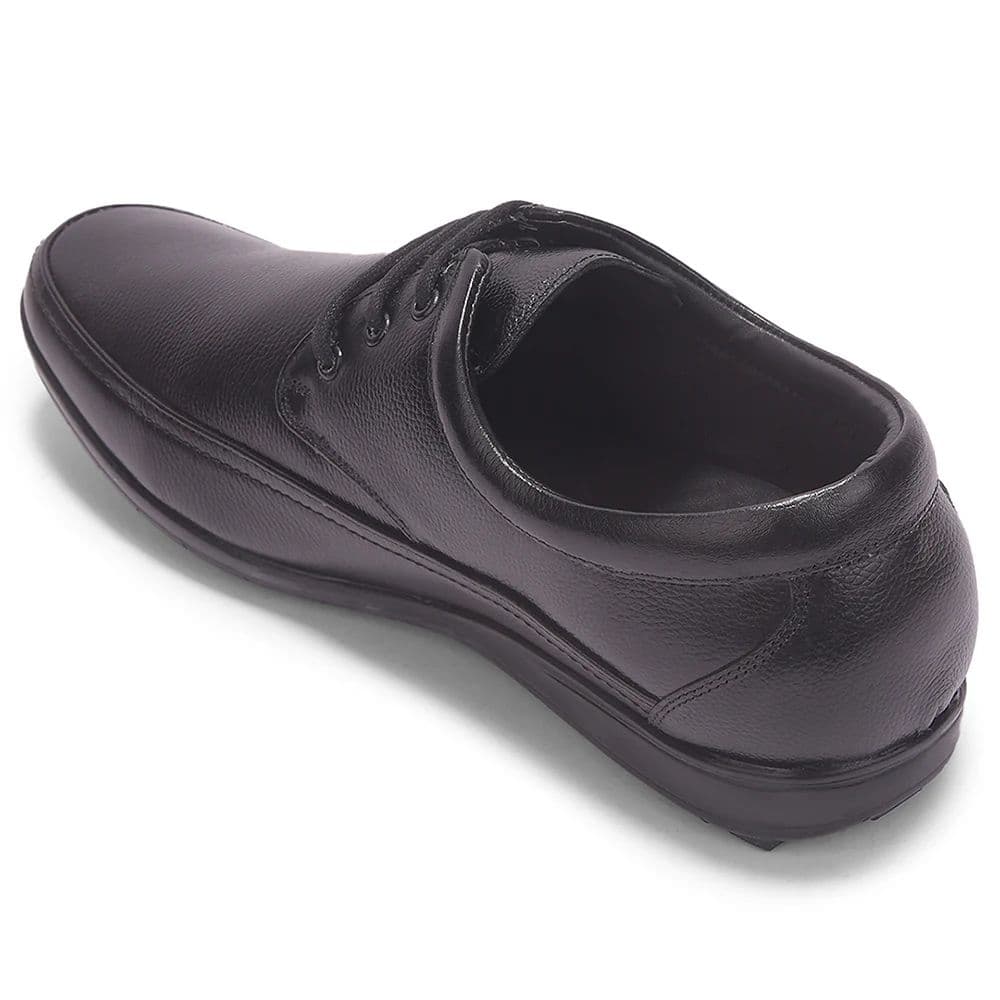 Healers Black Formal Lacing Derby Shoes For Men HA1-12 By Liberty — photo 4