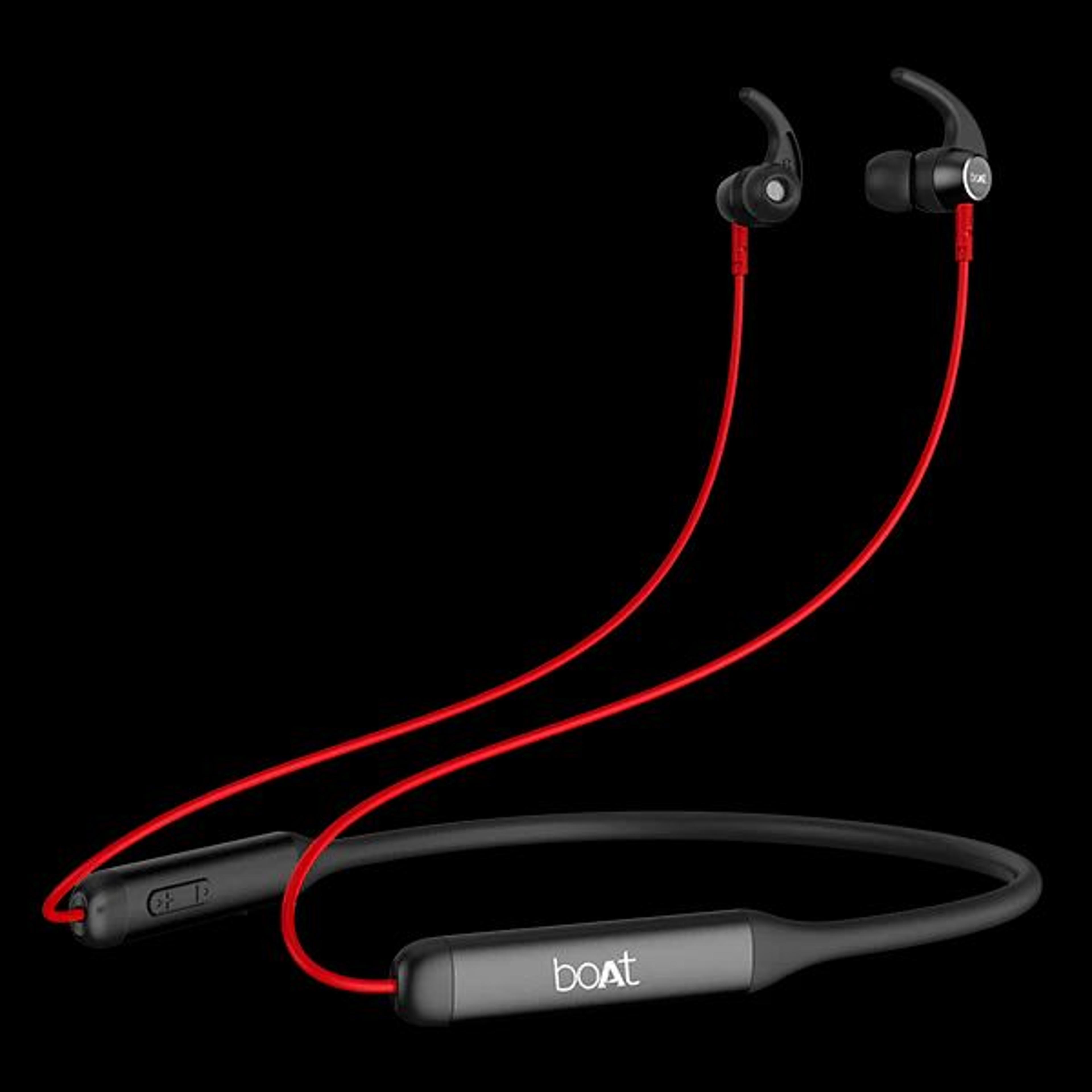 boAt Rockerz 330 | Bluetooth Earphone with Upto 30 Hours Nonstop Audio Bliss, Peerless Metallic Control Panel
