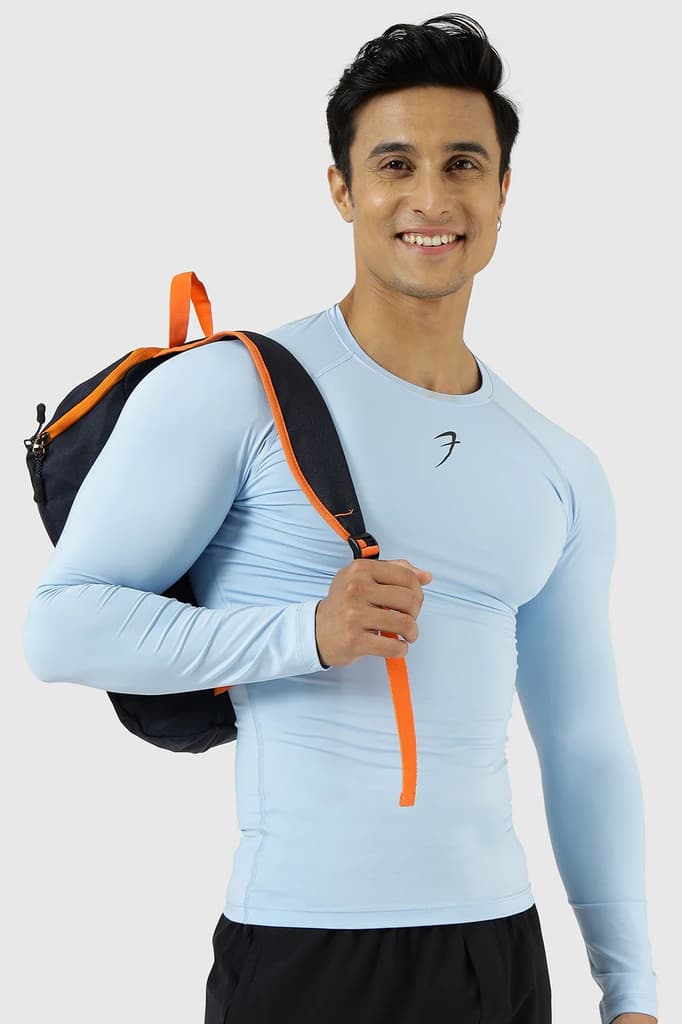 Compression Fullsleeves T-shirt Glacial Blue — photo 5