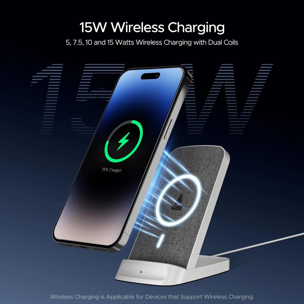 boAt Powerpod 200 | 15W Wireless Charging Pad, Smart IC Protection — photo 2