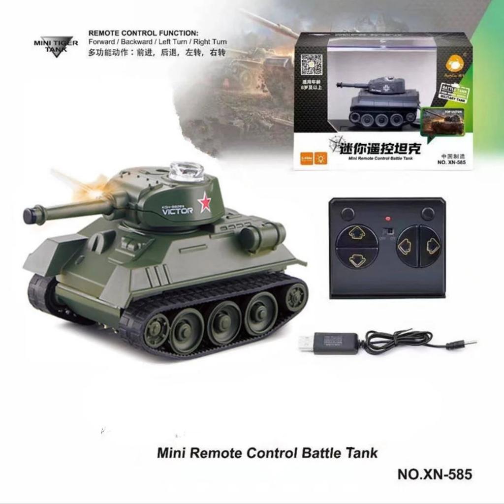 Mini Battle Tank Remote Control Toy — photo 2