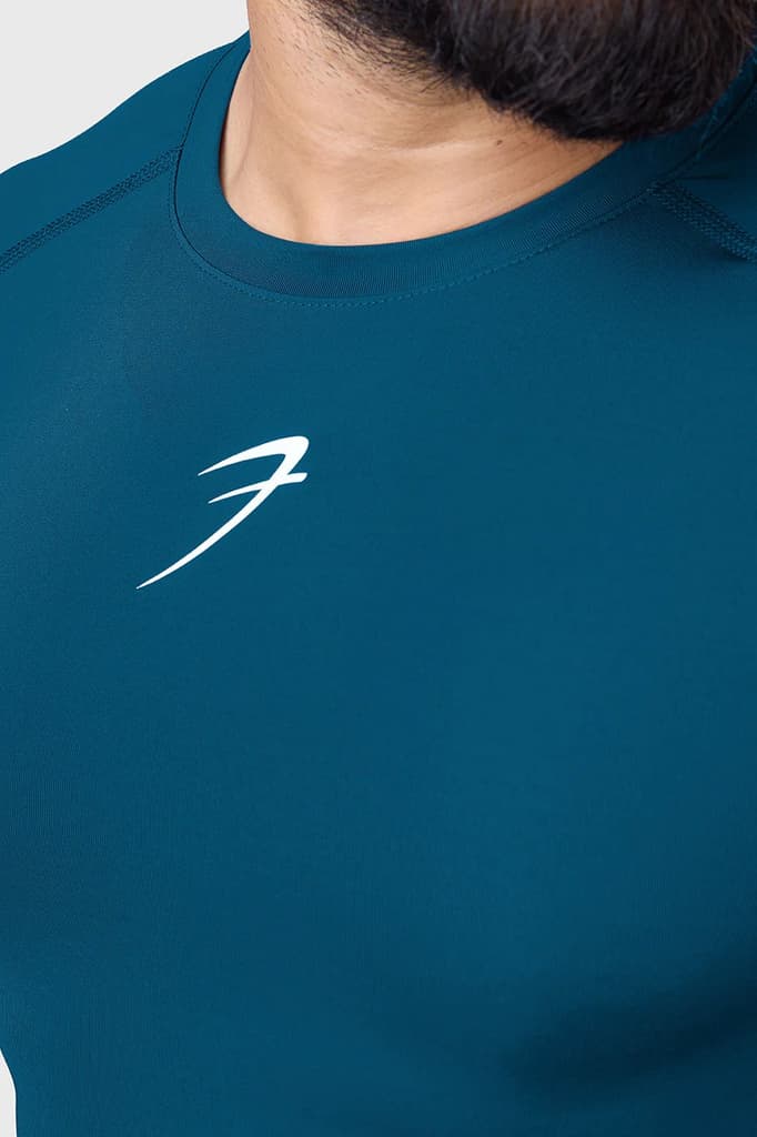 Compression T-shirt Teal — photo 4