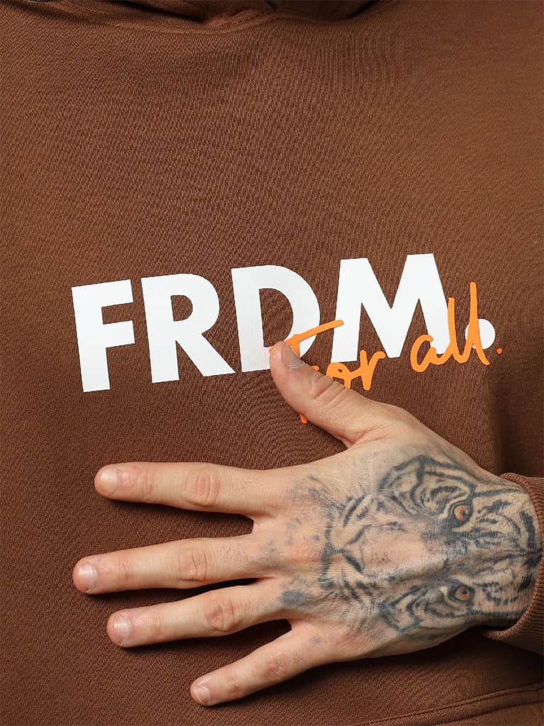 FRDM. Brown Hoodie — photo 3