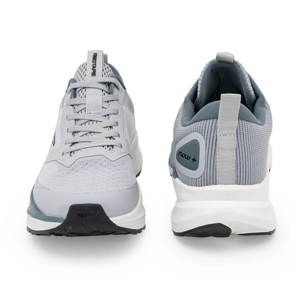 Athleisure Sports Shoes for Men in White and Blue | Low-Cut Shoes. — photo 4
