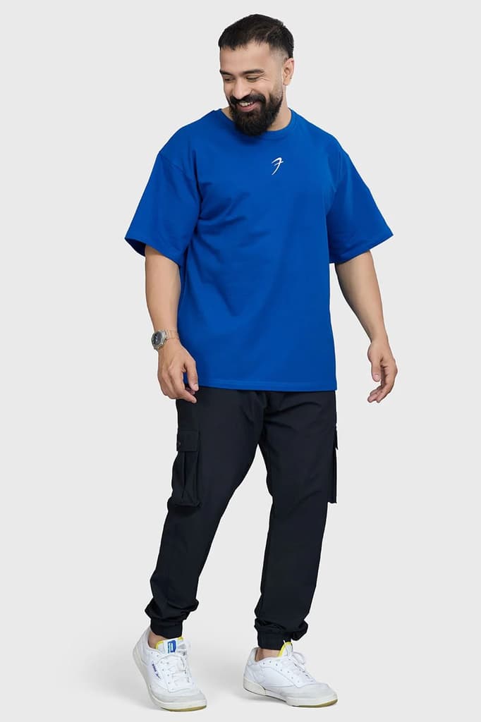 Ignite Oversized T-shirt Royal Blue — photo 2