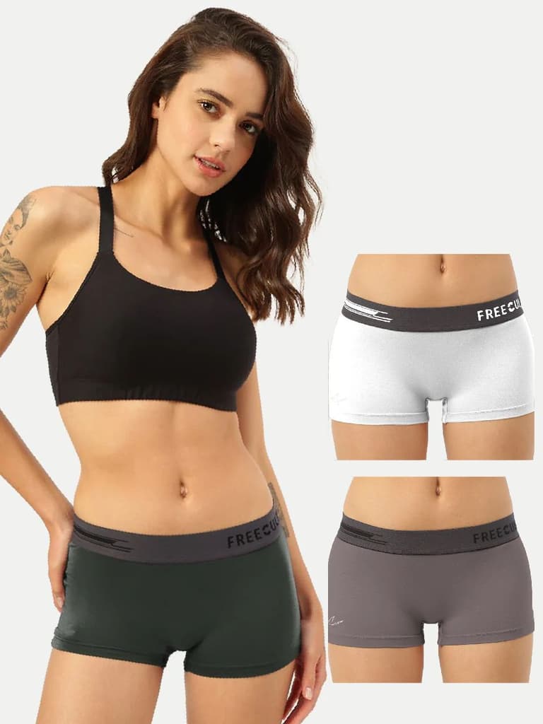Women's Micro Modal Boy Shorts (Pack of 3) — photo 2