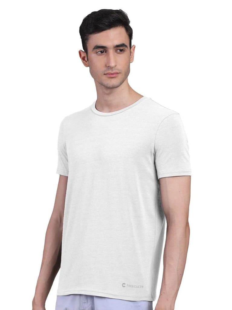 Men's Half Sleeves Bamboo Undershirts (Loungewear & Sleepwear) - Pack of 2 — photo 10