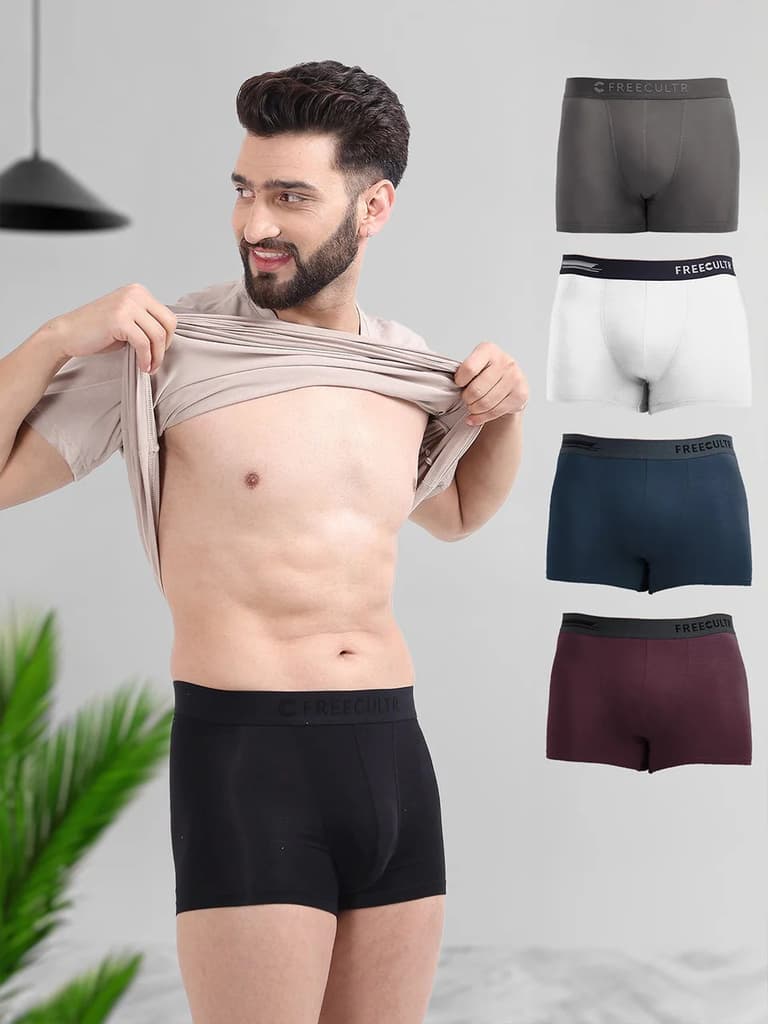 Men's Anti-Bacterial Micro Modal Trunk (Pack of 5) — photo 15