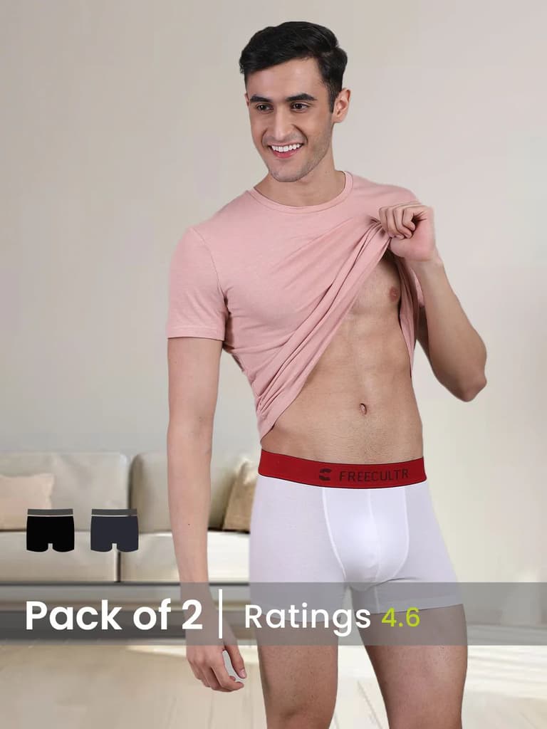 Luxury Limited Edition - Men's Anti-Bacterial Micro Modal Trunk (Pack of 2)
