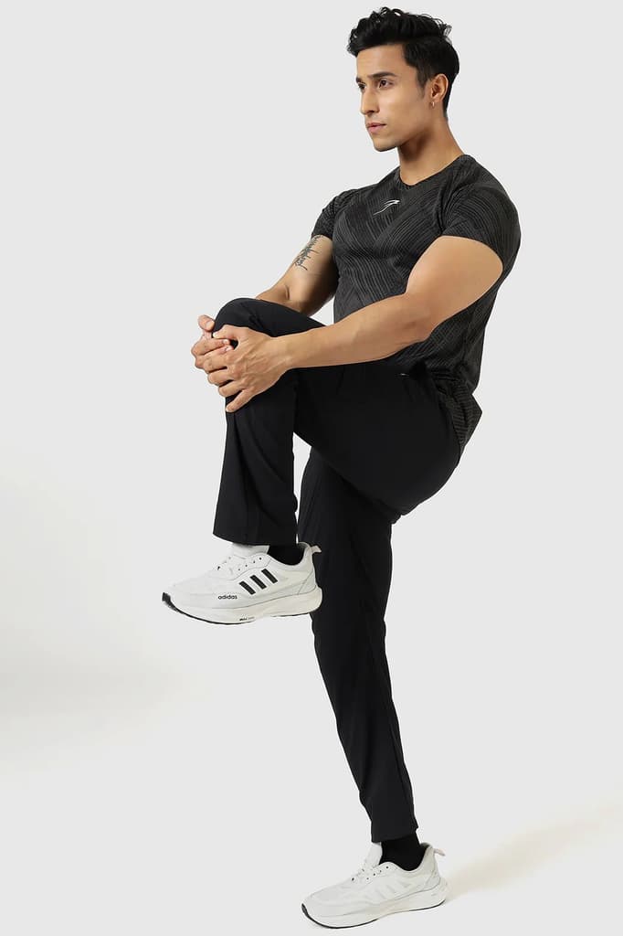 Ozone Jacquard T-shirt Black — photo 5