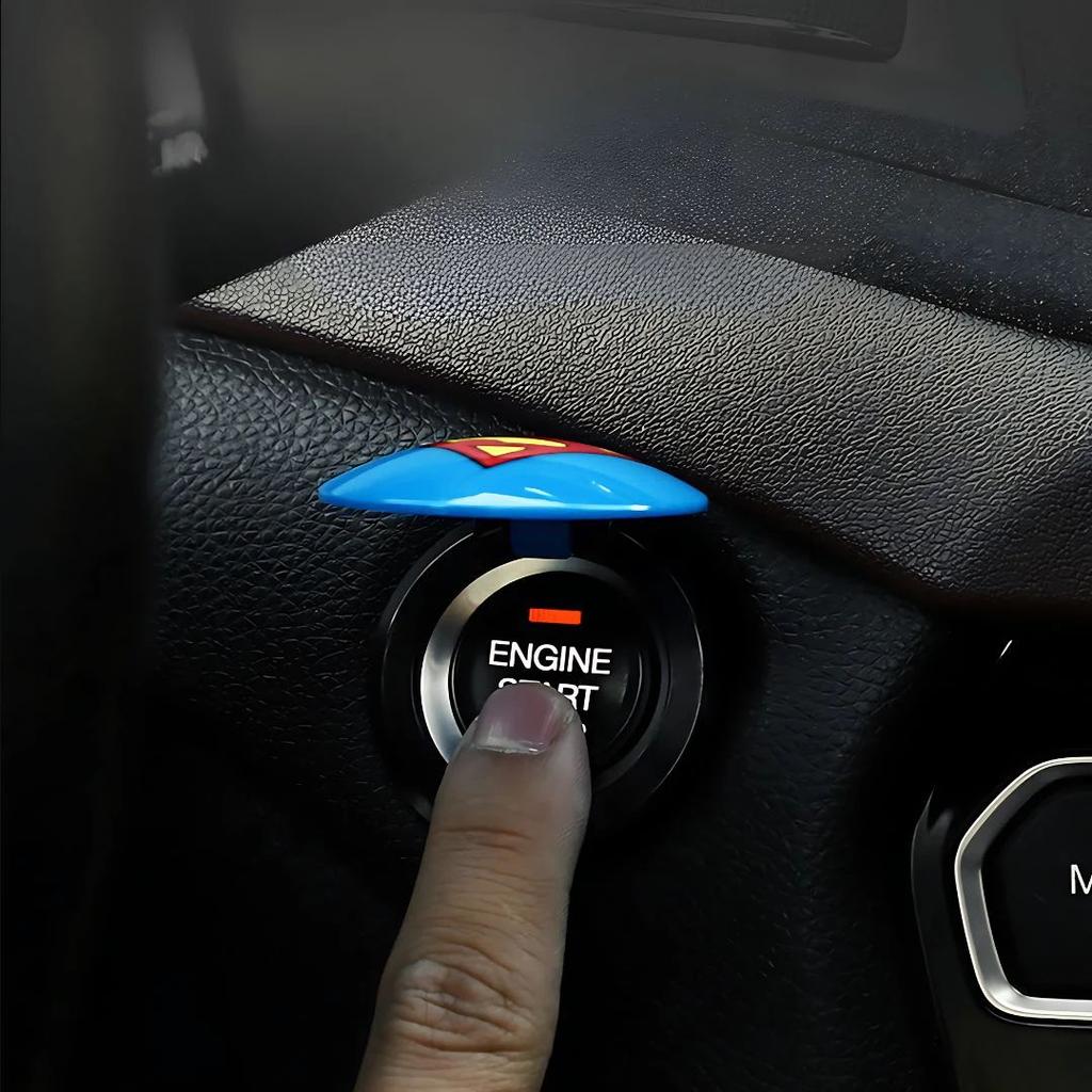 Shield Car Button Cover | Super Hero Car Collectibles — photo 3