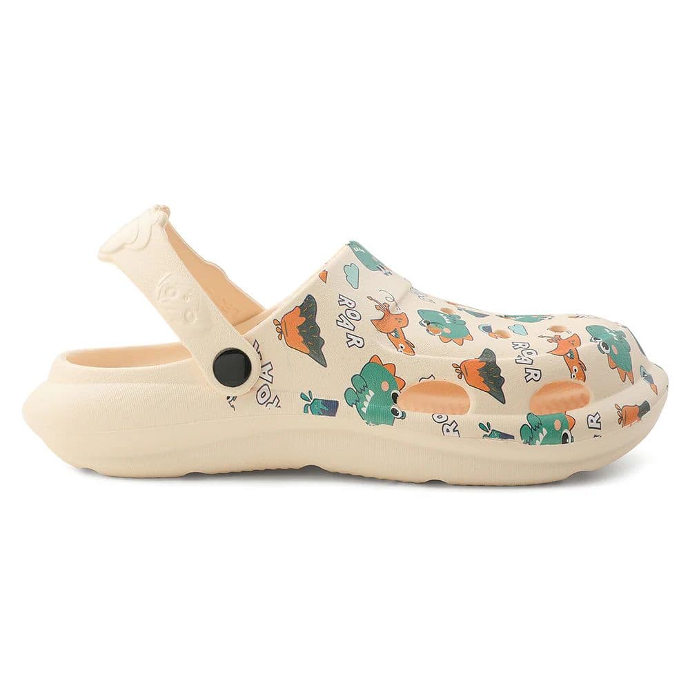 Lucy & Luke Beige Casual Slingback Printed Clogs For Kids ALEX-K2E By Liberty — photo 2