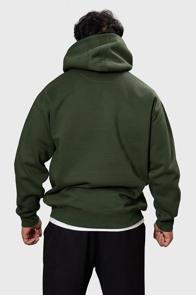 Brookline Oversized Hoodie Olive — photo 6
