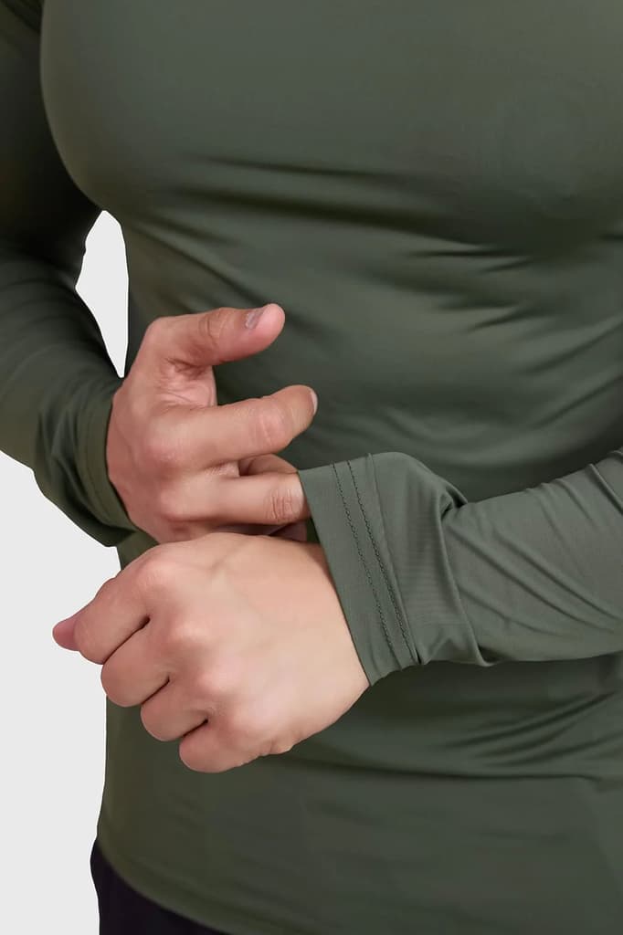Bare Nylon Fullsleeves T-shirt Olive — photo 6