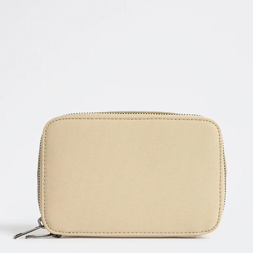 Westside Beige Textured Sling Bag
