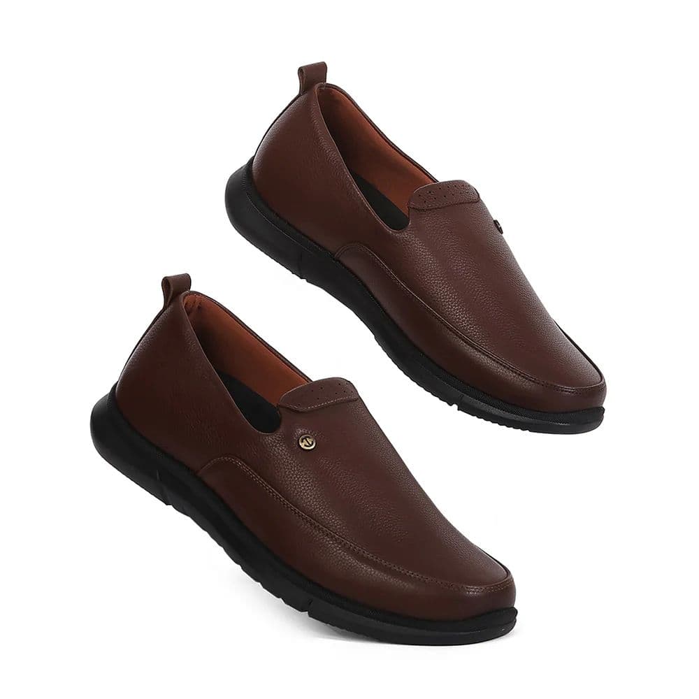 Healers S201-03 Tan Casual Non Lacing Slip-on Shoes for Men by Liberty — photo 7