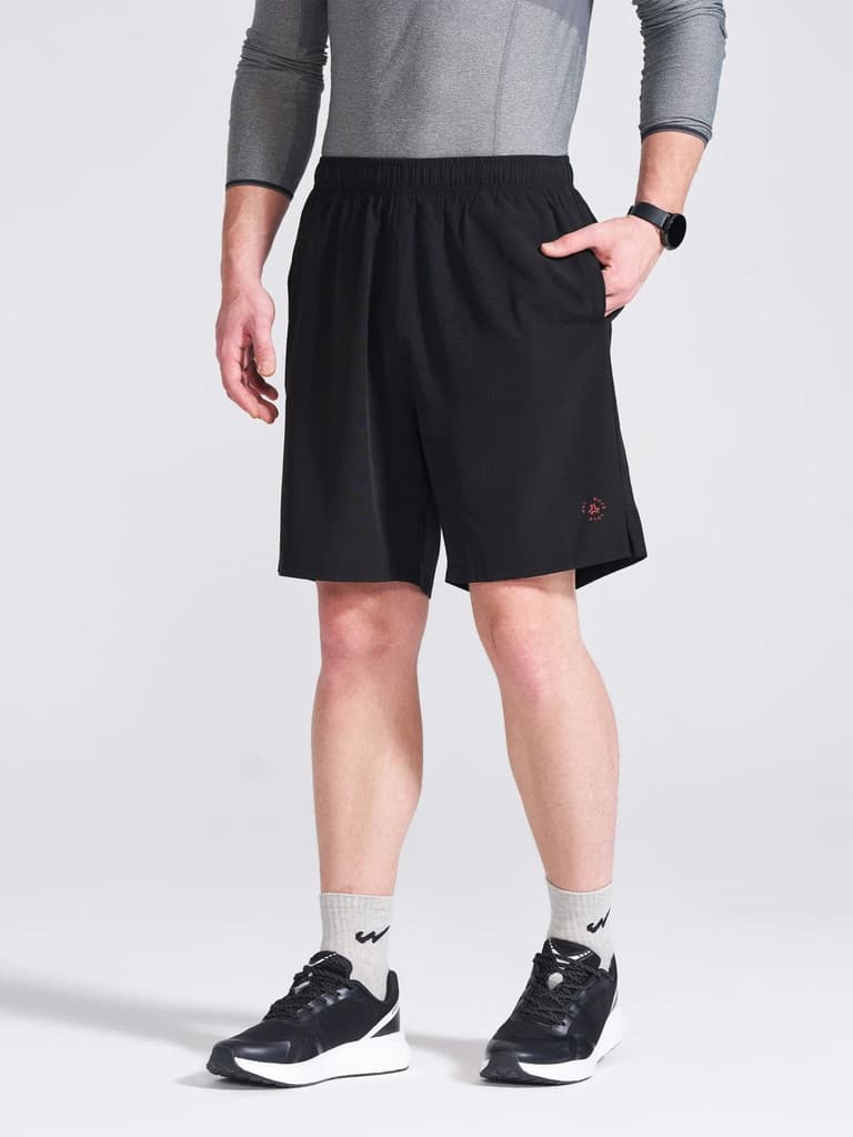 Men's Black Regular Fit Shorts — photo 3