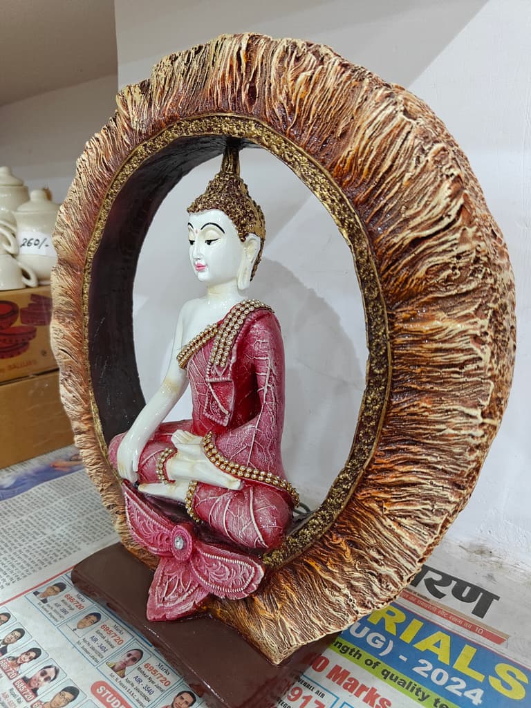 Buddha Statue | Marble | Gold | Meditation