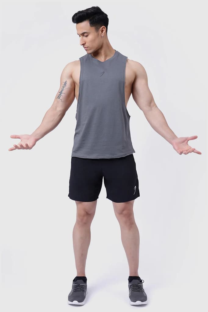 Drift Deep Arm Tank Grey — photo 4