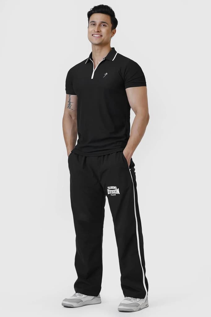 Stride Polo T-shirt Black — photo 2