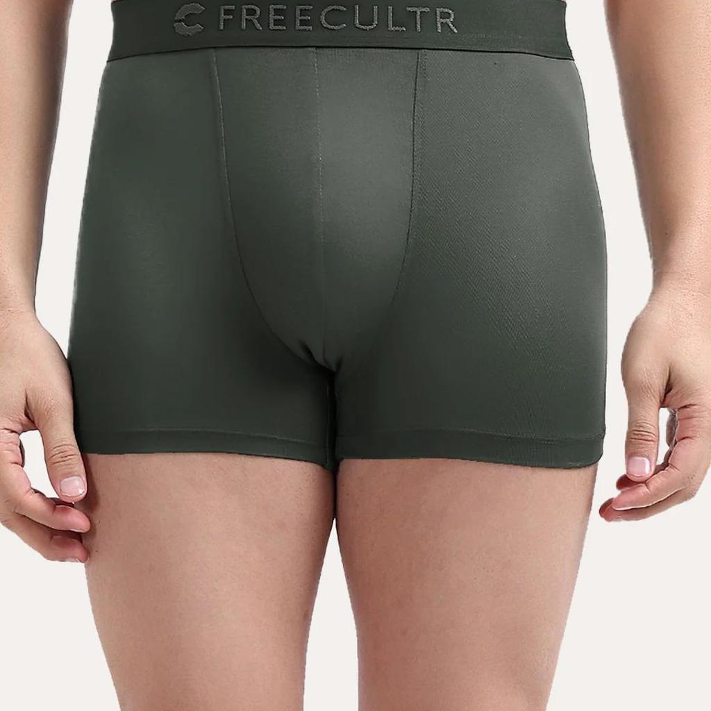 Men's Anti-Bacterial Micro Modal Trunk in Solid Waistband (Pack of 1)