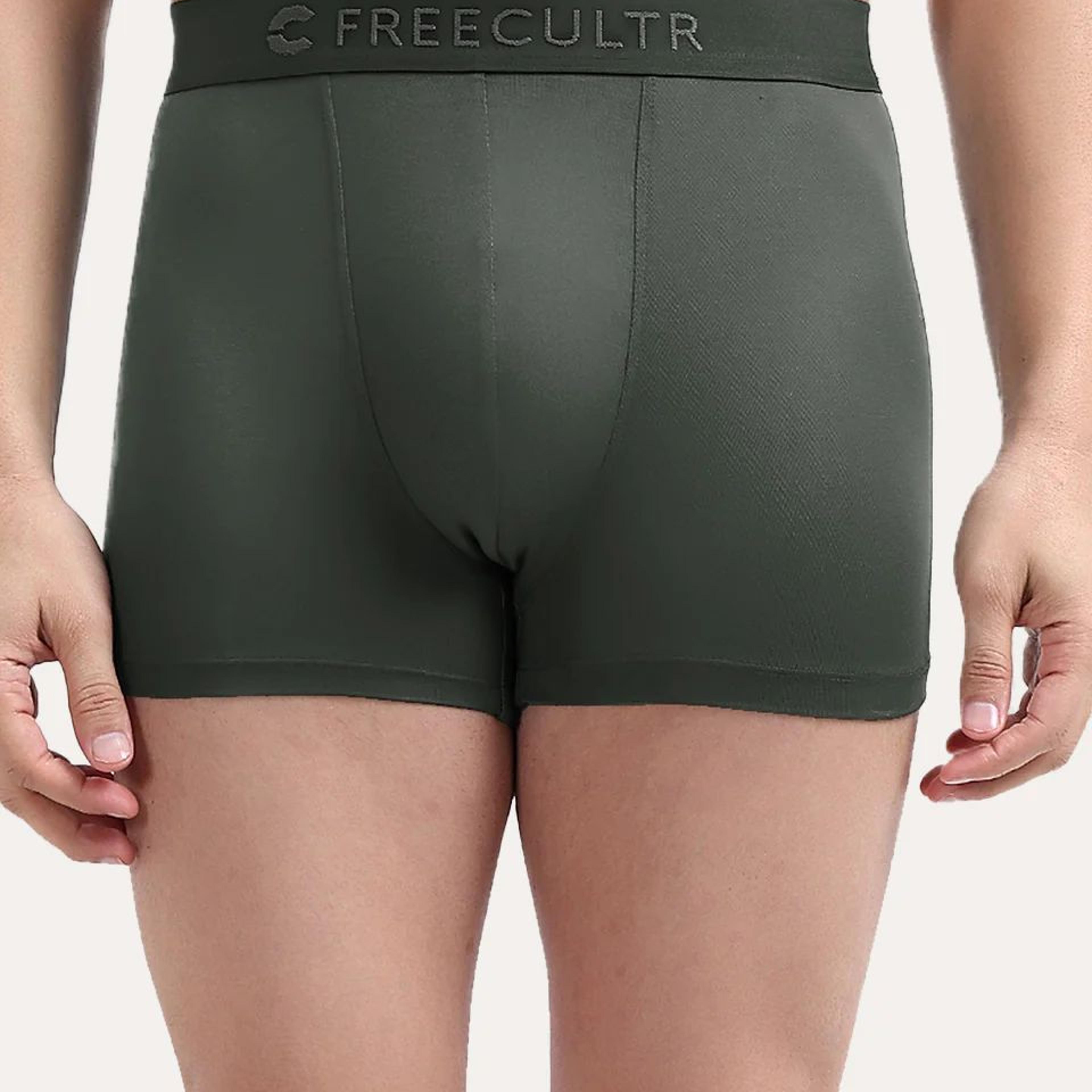 Men's Anti-Bacterial Micro Modal Trunk in Solid Waistband (Pack of 1)