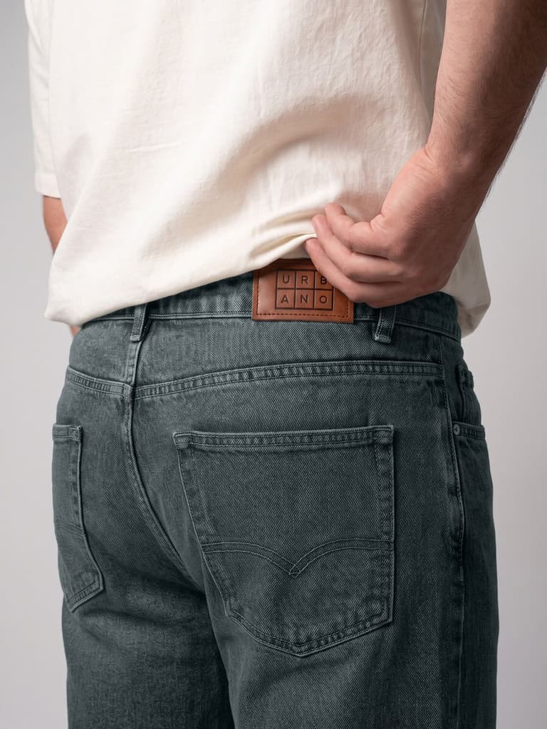 Plus Men's Light Blue Relaxed Fit Washed Denim Jeans Non-Stretchable — photo 6