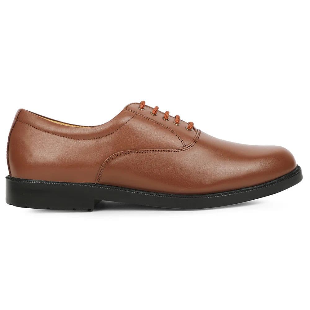 Freedom Tan Classic Oxford Police Shoes For Men 5238-219WT By Liberty — photo 2