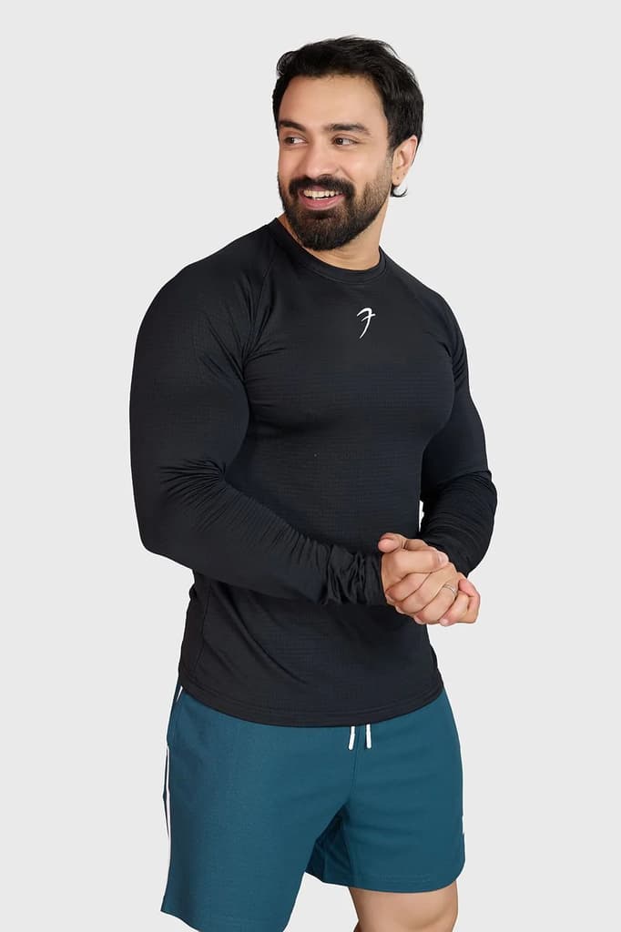 Midnight Fullsleeves T-shirt Black — photo 5