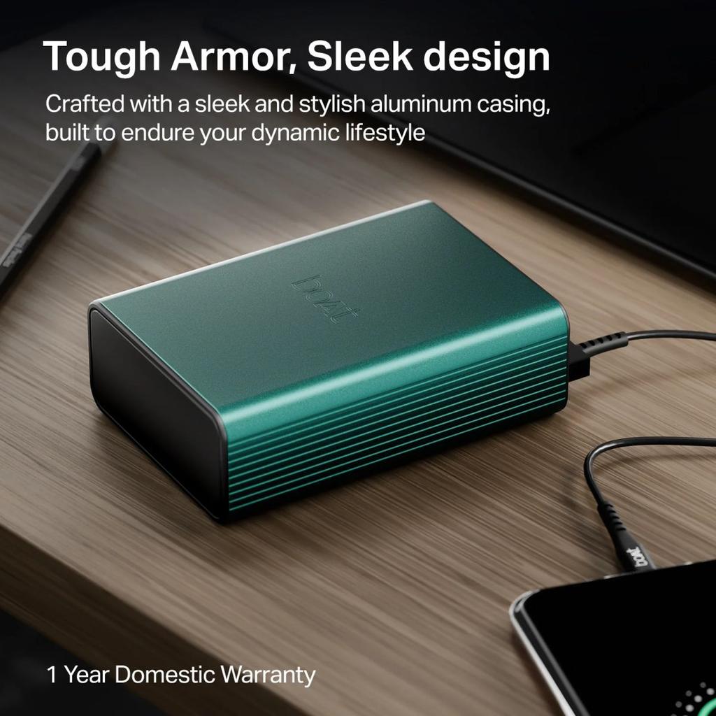 boAt Energyshroom PB400 Pro | 20000 mAh Powerbank with 2-way 22.5W fast charging,Pass-Through Charging, 12-Layer Smart IC Protection, Aluminium Casing & Compact — photo 8