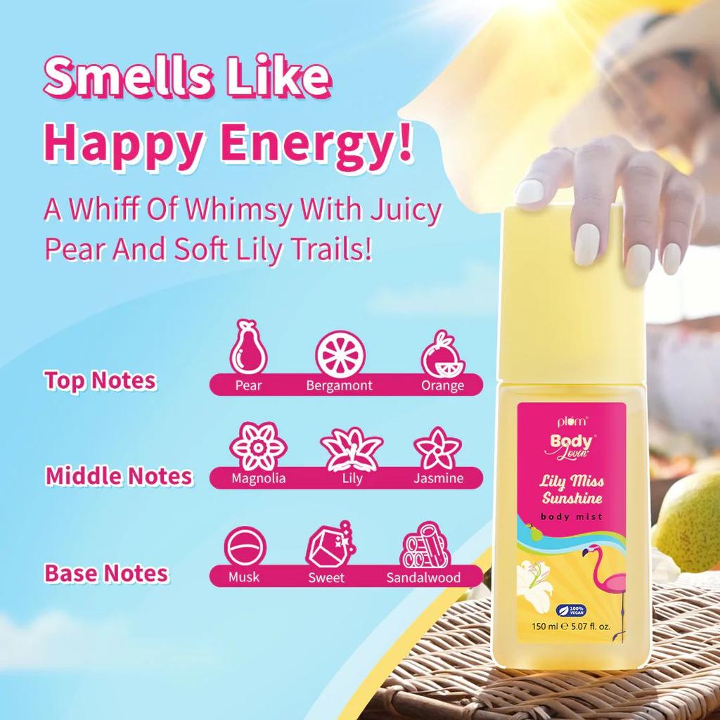 Lily Miss Sunshine Body Mist by Plum BodyLovin'